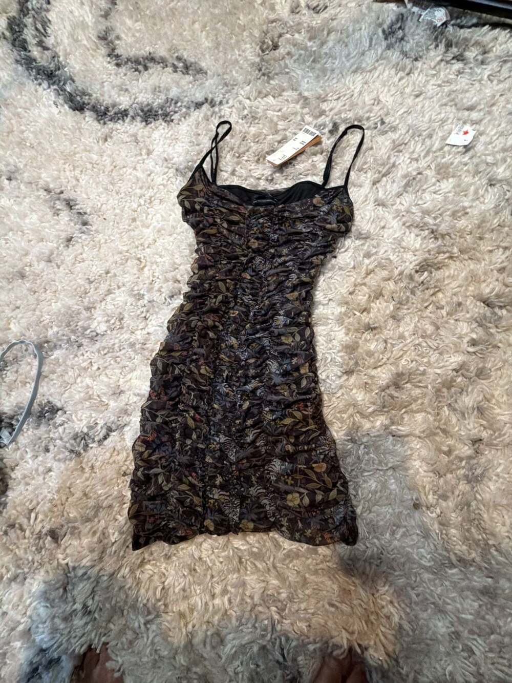 Urban Outfitters Tegan Mesh Bodycon Mini Dress